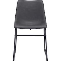 zion gray dining chair   