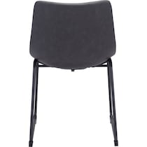 zion gray dining chair   