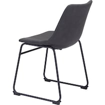 zion gray dining chair   