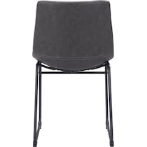 zion gray dining chair   