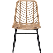 zion light brown outdoor chair   