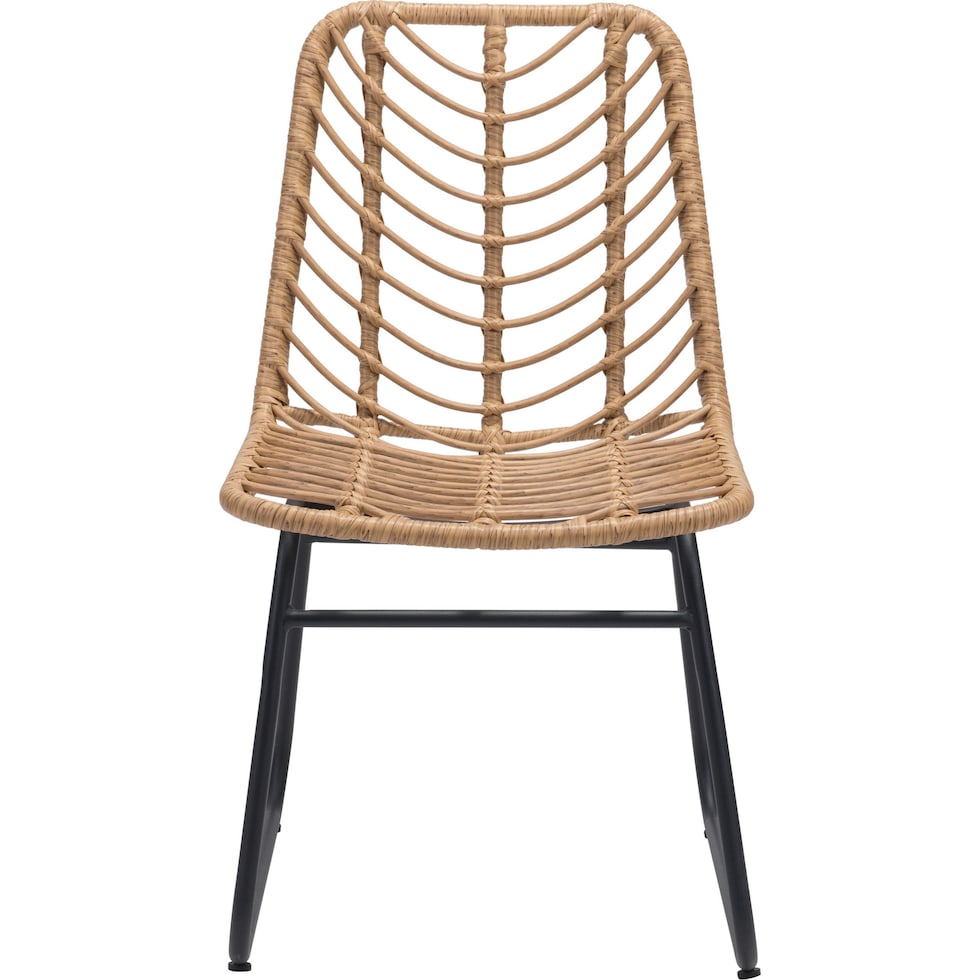zion light brown outdoor chair   