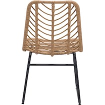 zion light brown outdoor chair   