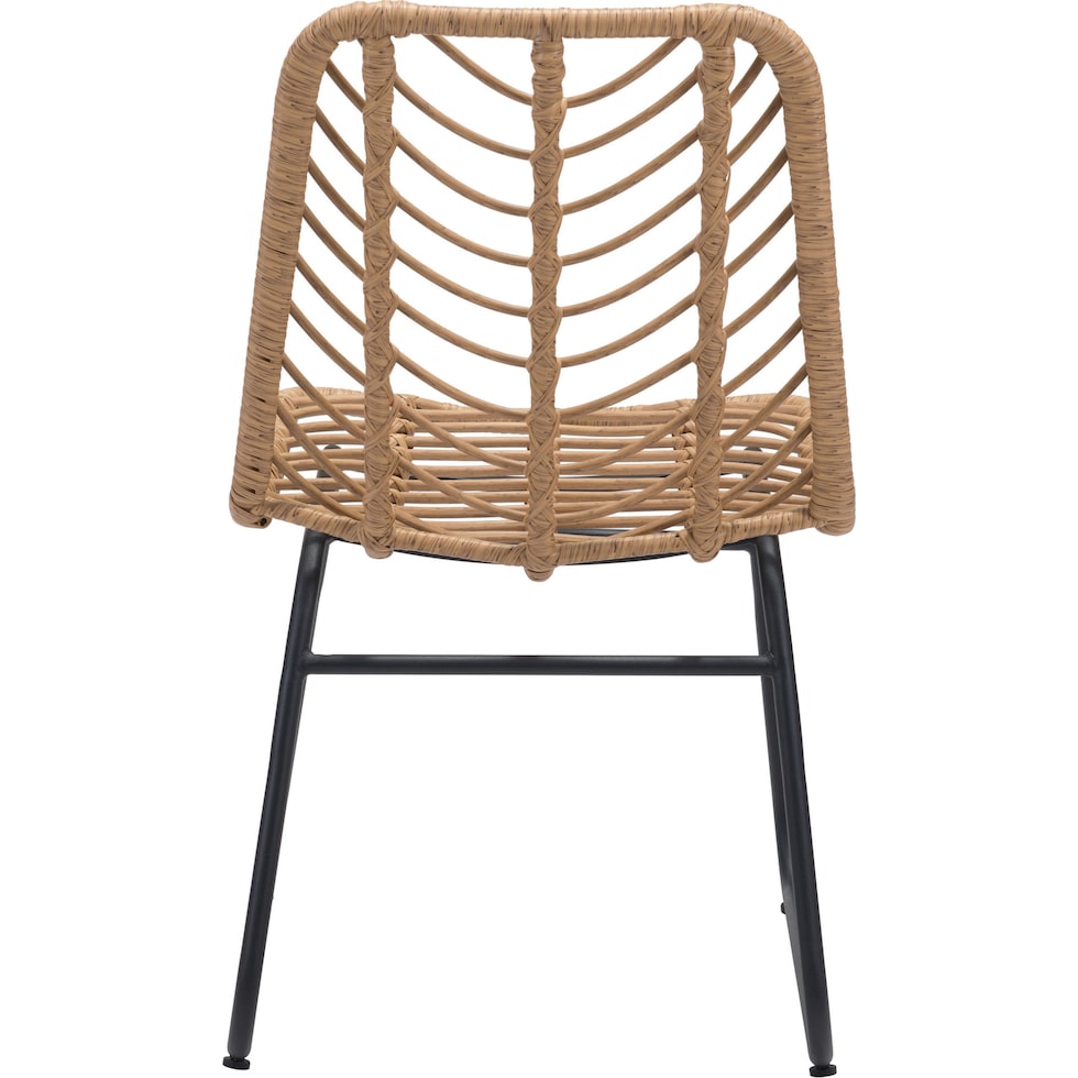 zion light brown outdoor chair   