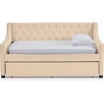 zoey light brown daybed   