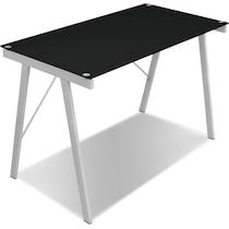 zone black desk   