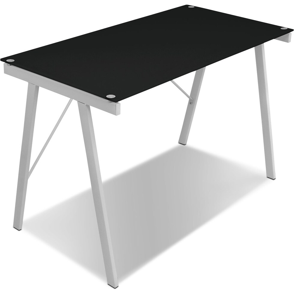 zone black desk   
