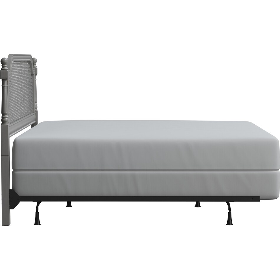zophia gray king headboard   