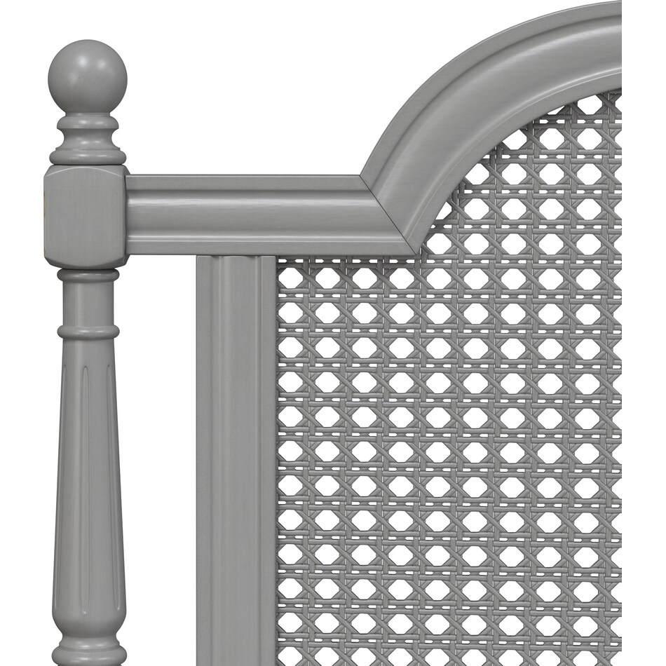 zophia gray king headboard   