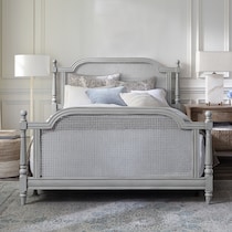 zophia gray queen bed   