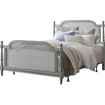 zophia gray queen bed   