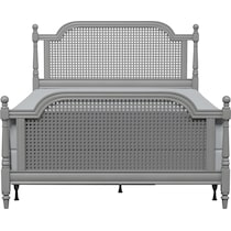 zophia gray queen bed   