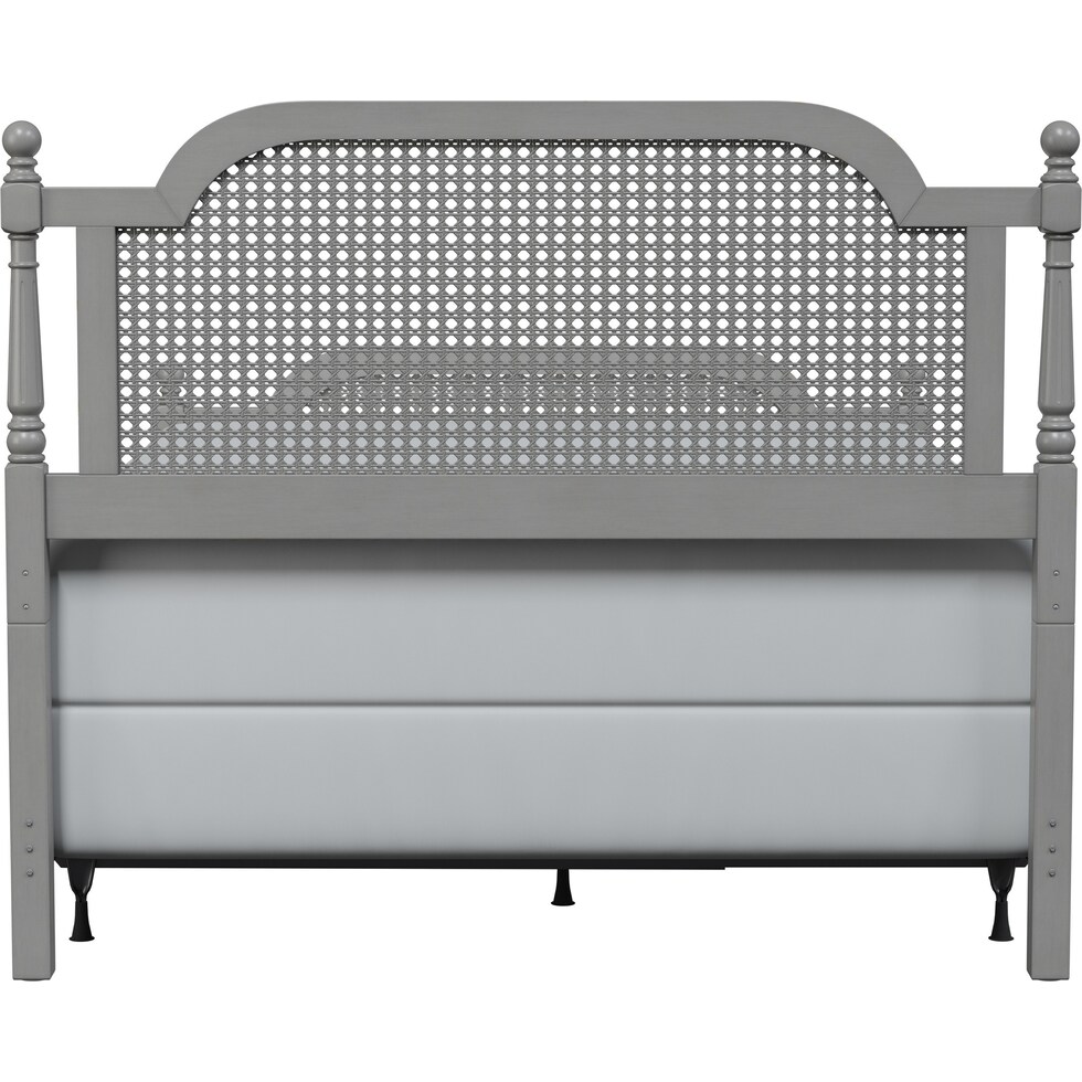 zophia gray queen bed   