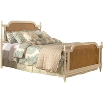 zophia white queen bed   