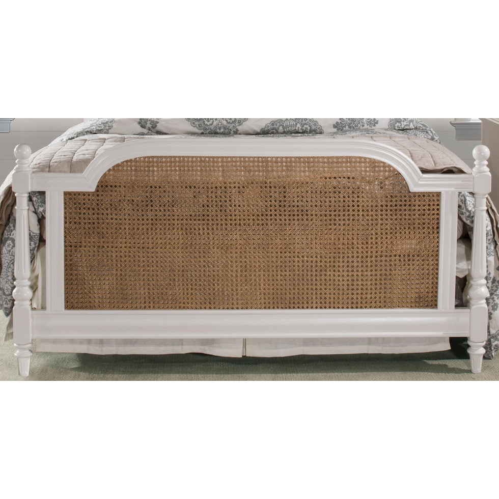 zophia white queen bed   