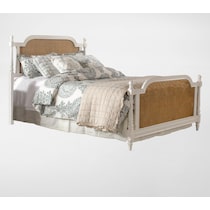 zophia white queen bed   