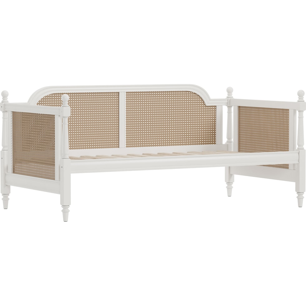 zophia white twin bed   