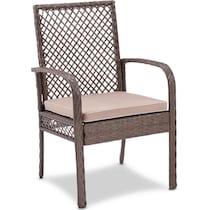 zuma gray outdoor chair   