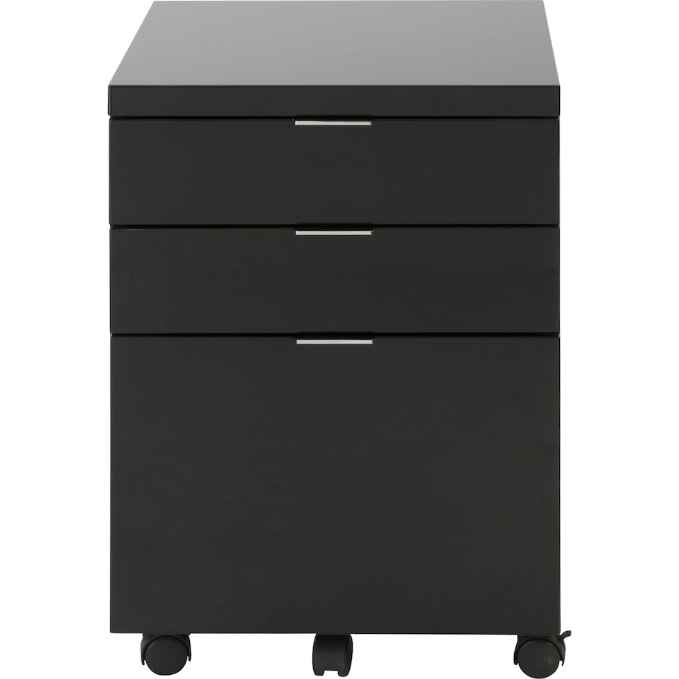zya black file cabinet   