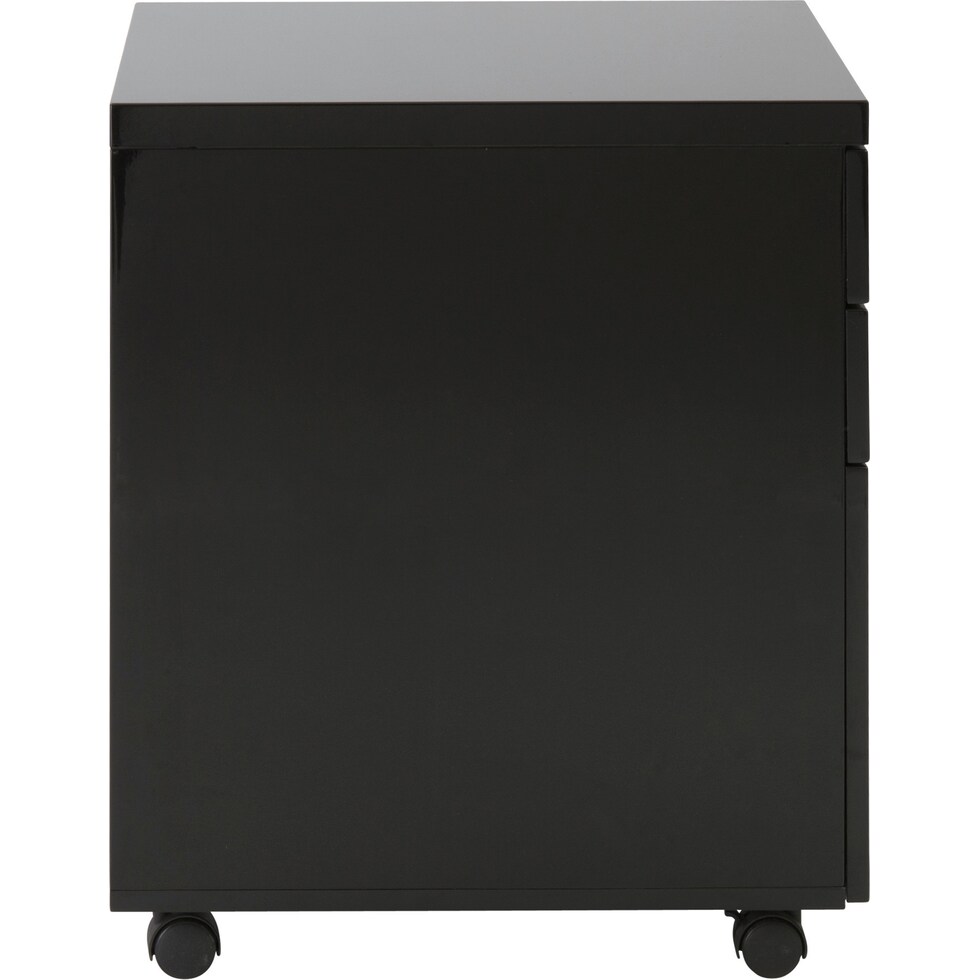 zya black file cabinet   